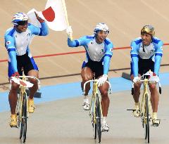 Japan takes gold in Asian Games cycling+